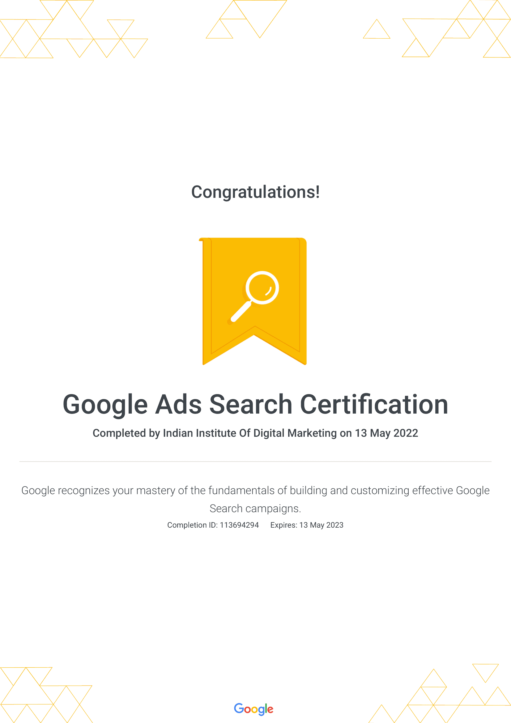 Google Ads Search Certification _ Google-1