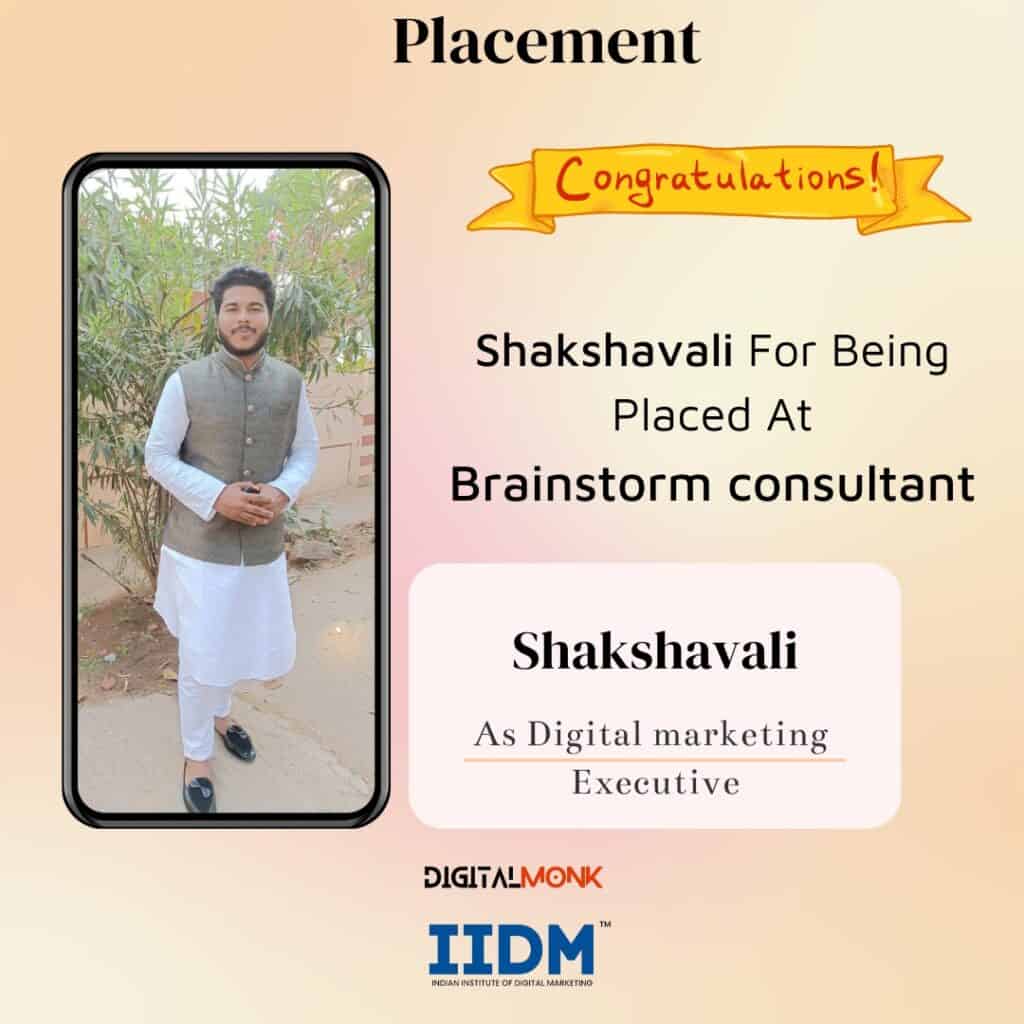 iidm placement update shakshavali digital marketing courses in banglore - IIDM - Indian Institute of Digital Marketing